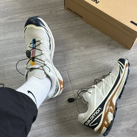 Salomon Shoes - Salomon White and Black Sneakers